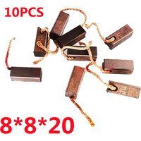 Keychannel 10PCS/LOT 8*8*20MM Carbon Brush For Automobile Heater Blower Fan Air-blower Car Replacement Accessories
