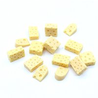20 Pcs Mini Cheese Miniature Dollhouse Breakfast Pretend Play Kitchen Small Doll Food Toy Accessories