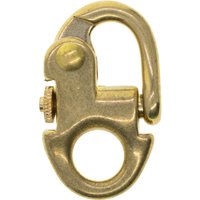 solid brass Oval sweden snap pull lock carabiner buckle hook quick release nautical leather craft DIY keychains EDC