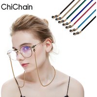 Anti-Rutsch-Premium-PU-Leder String Brille Seil Brille Lanyard dicke Band Kordel halter neue Brillen Kette für Männer Frau