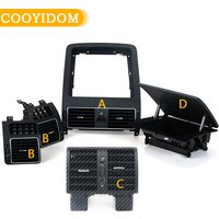 Car Front Rear Chrome AC Air Conditioning Outlet Vent For Volkswagen Caddy Touran 1T3 32z Car-styling console armrest