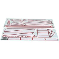 FMSRC 1400mm Pitts V2 Decal Sheet Stickers FMSRY118 RC Airplane Aircraft Model Plane Spare Parts Accessories