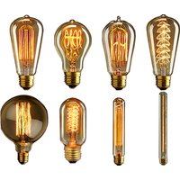 40W Retro Edison Bulb ST64 G80 G95 G125 220V Ampoule Vintage Bulb Incandescent Light Bulb Home Decor Filament Light Bulb