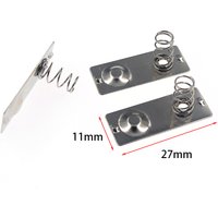 10PCS 27x11mm AA Battery Positive Negative Conversion Spring Contact Plate For the 5th battery spring