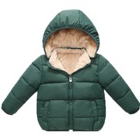 Baby Kids Jackets Boys Winter Thick Coats Warm Cashmere Outerwear For Girls Hooded Jacket Children Clothes Toddler Overcoat 1-6Y