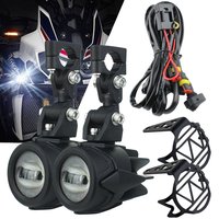 Feux auxiliaires pour moto BMW 40W 6000K, phares antibrouillard pour BMW R1200GS F800GS F700GS F650 K1600