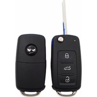 Xinyuexin 2/3 Button Flip Remote Car Key Shell for VW Polo Golf MK6 Tiguan Touareg 202AD for Skoda Rapid Octavia for SEAT Leon
