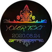 Étiquettes Autocollantes Personnalisées, Laser, Fond Noir et Logo localité, pour ix, InPorter, Boîte-Cadeau, 100 Pièces