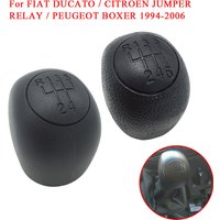 5 6 Speed MT Car Gear Shift Knob Shifter Lever Stick Pen Ball For FIAT DUCATO / CITROEN JUMPER RELAY / PEUGEOT BOXER 1994-2006