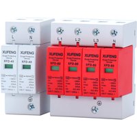1PCS 1P 2P 3P 4P House Lightning Surge Protector Protective Low-voltage Arrester Device 380V Lightning Protection Device