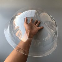 11.65 Inch Acrylic Clear Cover CCTV Replacement Big Size Surveillance Camera Security Dome Protector Housing Transparent Case