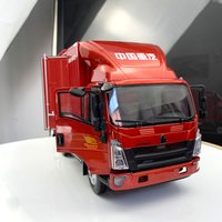 1/24 Sinotruk HOWO Light Truck Collection Car Model Adult Collection Children's Toys aluminum alloy Van car model