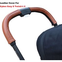 Leather Handle Cover Suitable For Cybex Eezy S Twist(+) 2 Stroller Pram Sleeve Case Armrest Cover Stroller Accessories