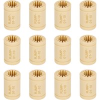 12Pcs/Lot LM10UU Solid Polymer Bearing 10MM Linear Bearings(10X19X29MM) For Machine sliding, 3D Printer Replace Parts