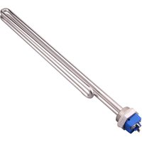 DERNORD 240V 1 "BSP chauffage électrique tubulaire Foldback Immersion 2.5KW 3.5KW 4.5KW 5.5KW SUS304 vis dans l'élément chauffant eau