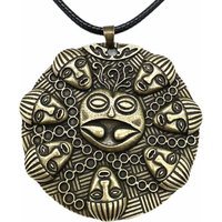 Buddha Ogma Medallion Om Yoga Buddhism Large Pendant Vintage Necklace Bijoux Homme Amulet Talisman Accessoires Dropship Supplier