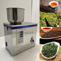 Particle Powder Grain Granules Weighing Filling Machine 1-30G Semi Automatic Filler Food Packaging Processor With Foot Pedal