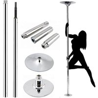 Adjustable Height Stripper Dance Pole Removable Easy To Install 45mm Professional Dancing Pole Kits For Home Yoga Exercise Club