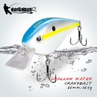 Hunthouse Fishing Lures Hard Baits Crankbait Floating 65mm 16.5g KVD 2.5 Squarebill Wobblers Swimbait For Pike Bass Trout