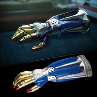 Devil Cry Nero Breaker Glove 5 Cosplay Gloves DMC Nero Arm Armor Halloween Costume Accessories Prop image 3