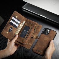 For iPhone 12 13 14 15 16 17 Pro Max Case Flip Leather Wallet Phone Bag Cover For Coque iPhone 15 12 13 Mini 12Pro 14 Plus Case