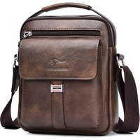 Kangourou marque de luxe hommes sac à bandoulière Vintage sac de messager en cuir hommes sac à main en cuir fendu sacs à bandoulière pour hommes 2020 nouveau