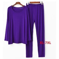 Women's Pajamas Set 2026 New Plus Size Ladies' Sleepwear Suit Modal Cotton Spring Summer Night Wear Female Home Clothes 3XL-7XL