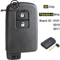 FSK 433MHz / 434MHz 8A Chip Smart Remote Key Fob for Toyota Auris Yaris Hybrid Auris 2018 2019 Board ID 0010 0011 0101 F43 BA7EQ