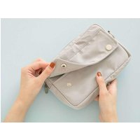 Double Concealed Large-capacity Storage Bag Simple High School Student Exam Stationery Box Stationery Bag Pencil Bag