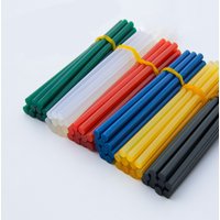 Color glue stick 10pcs 7/11x270mm(Green: 200 mm) hot melt glue stick 7mm/11mm diameter household DIY industrial hot glue stick