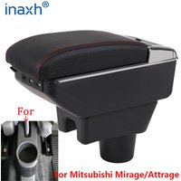 For Mitsubishi Attrage Mirage Armrest For Mitsubishi Mirage Space Star Car armrest Box Retrofit parts car accessorie Storage box