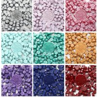 100Pcs Retro Octagonal Wax Seal Stamps Scrapbook Material Wax Seal Seal Retro Craft Decoration Birthday Wedding Stamp Hobby Gift