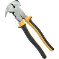 10 Inch Garden Fence Pliers Parallel Jaws Soft Grip For Wire Cutters Fencing Hammer Tool CR-V' Steel Multi Purpose Tools