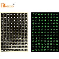 Universal Car Interior Car Button Repair Sticker Button AC Central Control Sticker CD Broadcast Audio Button Repair Car Sticker