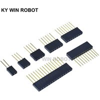 10pcs/lot 2.54mm 1x2P/3P/4P/5P/6P/8P/10P/15P Pin Female Stacking Header Connector Dual Row PC104 For Raspberry Pi 2 Mode