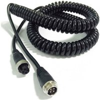 5M 6M 8M 10M Car Video Aviation spring line 4-Pin Extension Cable for Rear view Camera Truck Trailer