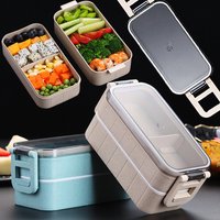 Heated Food Container for Food Bento Box Japanese Thermal Snack Electric Heated Lunch Box for Kids with Compartments Lunchbox