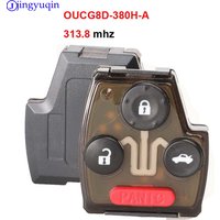 jingyuqin 4Buttons 313.8Mhz Car Remote Keyless Key Fob For Honda Accord 2003 2004 2005 2006 2007 Board only