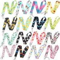 DZ803 Fashion Cute Lanyards for Key Neck Strap For Card Badge Gym Key Chain Lanyard Key Holder DIY Hang Rope Keychain Wholesale