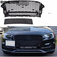 A3 S3 Sline 8V To RS3 Style Front Racing Grills Honeycomb Engine Guard for Audi 2013~2016