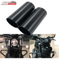 Motorcycle COVER FOR UPPER FORK LEG FOR Triumph Bonneville Bobber Blackfront shock absorber refitting decorative cover