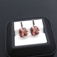 Elegant Zultanite Earring Sterling 925 Silver cushion Created Sultanite 10mm Fine Jewelry for Women Wedding Party Gift