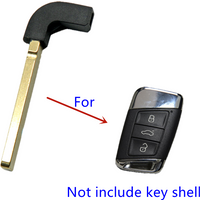 Emergency Key HU162T Car Smart Emergency Insert Key Blade For VW Passat B5 B8 Magotan Skoda A7 Variant Auto Key Shell