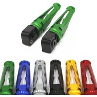 For Kawasaki Z750 Z900 Z1000 ZX6R Z800 ZX10R ER-6N ER-6F Z900RS Motorcycle Foot Pegs Pedals CNC Aluminum Rear Passenger Footpegs