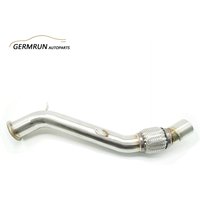 Stainless Steel Exhaust Downpipe For BMW 116d, 118d 120d 123d 1 Series 2007-2011