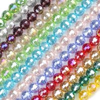 30pcs 10mm 96 Faceted Football Shape Austrian Crystal Round Loose Beads For Jewelry Bracelet Necklace Accessories Making DIY