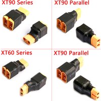AMASS XT90 XT60 Parallel Adapter Connectors Battery Series Connection Cable For RC Lipo Battery Airplane Quadcopter Drone