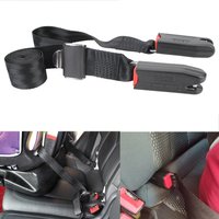 Extension de ceinture de sécurité universelle, sangle de connexion petde loquet, ceinture de sécurité pour enfant de voiture, bande de fibre de sécurité, sangle à 2 points, Isofix