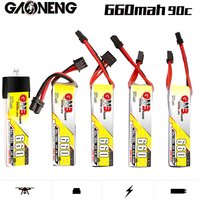 3Pcs/Set Gaoneng GNB 1S/2S/3S/4S/6S HV Lipo Battery 660mAh Max 180C For Emax Tinyhawk King Kong Ldarc TINY7 Drone