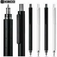 Youpin KACO Gelstift, einfache schwarz-weiße Stange, 0,5 mm, ру Pier-Gelstift, schwarze Tinte, Kugelschreiber, glattes Schreiben für Schule und Büro